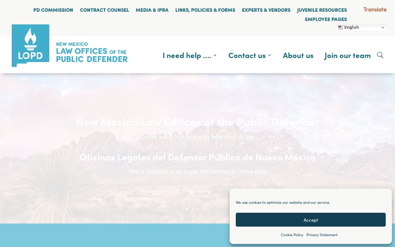 Los Alamos criminal history public defender resource
