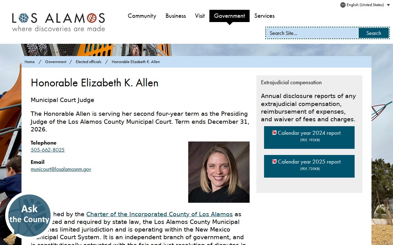 Los Alamos criminal records and Municipal Court information